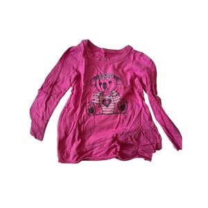 H&T Pink Koala Long Sleeve Top Girls 5ds